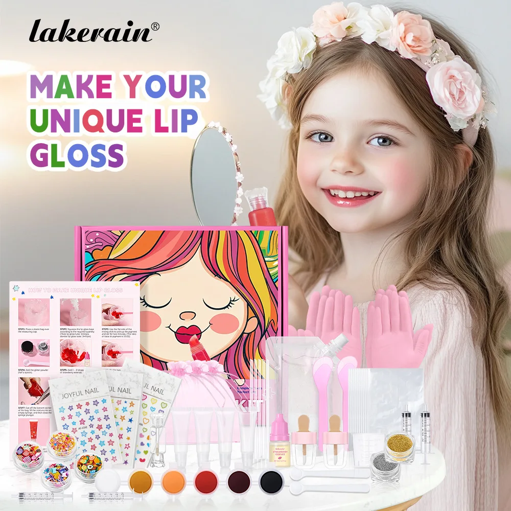 Lakerain Children Diy Makeup Set Creative Fun Lip Gloss Making DIY Lip Gloss Kit Birthday Halloween Christmas Gifts Safe Funny
Lakerain Children Diy Makeup Set Creative Fun Lip Gloss Making DIY Lip Gloss Kit Birthday Halloween Christmas Gifts Safe Funny