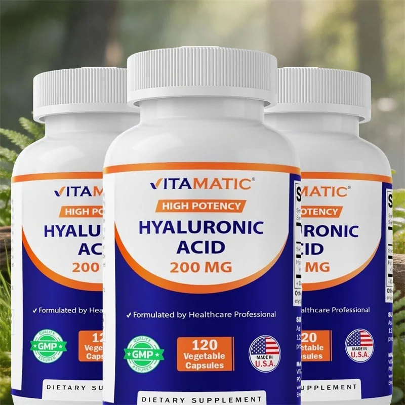 Hyaluronic Acid Supplements 200mg - Supports Healthy Connective Tissue and Joints - Promote Youthful Healthy Skin
Hyaluronic Acid Supplements 200mg - Supports Healthy Connective Tissue and Joints - Promote Youthful Healthy Skin