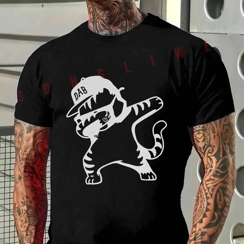 Cat Wearing A Hat And Sunglasses Moto T-Shirt Men's Summer Casual Fashion Short Sleeve Tshirt Tops Tee
Cat Wearing A Hat And Sunglasses Moto T-Shirt Men's Summer Casual Fashion Short Sleeve Tshirt Tops Tee