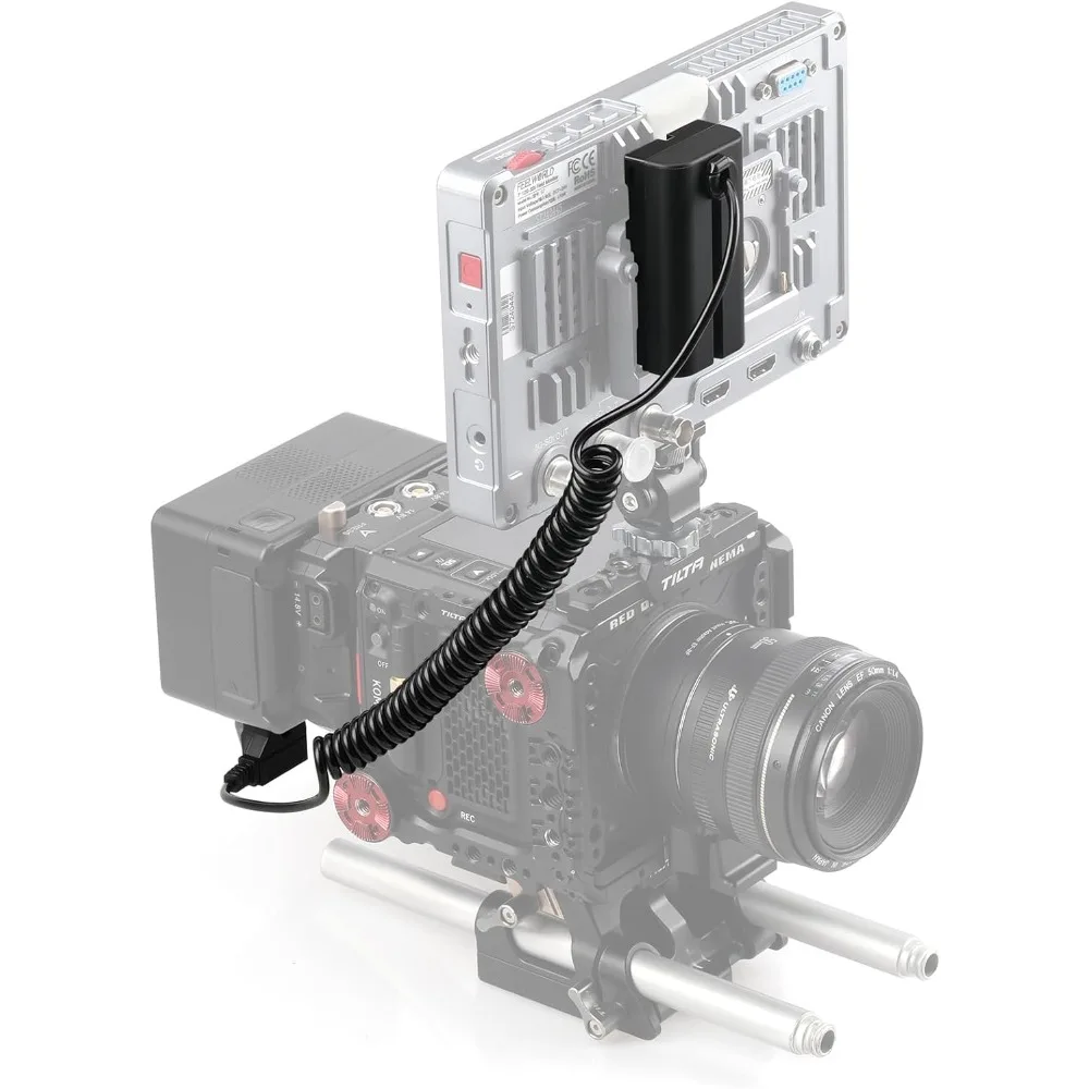 Alvin's Cables D-Tap to NP-F970 Dummy Battery Coiled Power Cable for Sony NP-F550| F570| f770| F970| Atomos Ninja V Monitor
Alvin's Cables D-Tap to NP-F970 Dummy Battery Coiled Power Cable for Sony NP-F550| F570| f770| F970| Atomos Ninja V Monitor