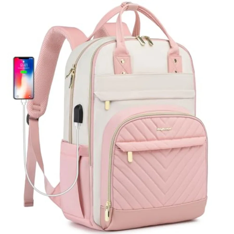 Backpack for Women Laptop Bag: Work Travel Backpacks Fits 17 ch Computer Waterproof College Bookbag with USB Charger Anti-theft
Backpack for Women Laptop Bag: Work Travel Backpacks Fits 17 ch Computer Waterproof College Bookbag with USB Charger Anti-theft