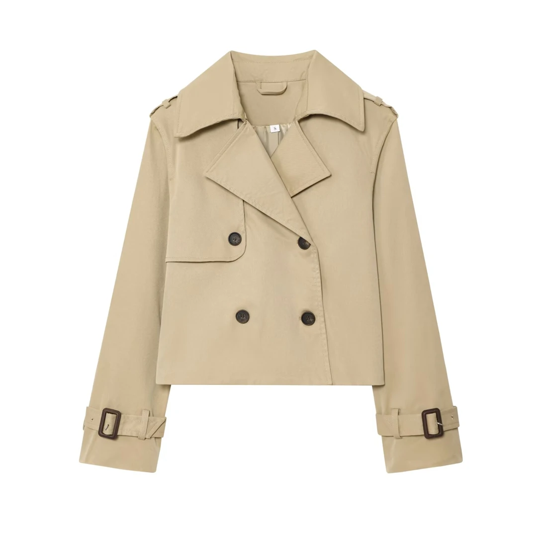 Women's Fashionable Casual Short Trench Coat Jacket 2025 New Style Elegant Outerwear for Women
Women's Fashionable Casual Short Trench Coat Jacket 2025 New Style Elegant Outerwear for Women