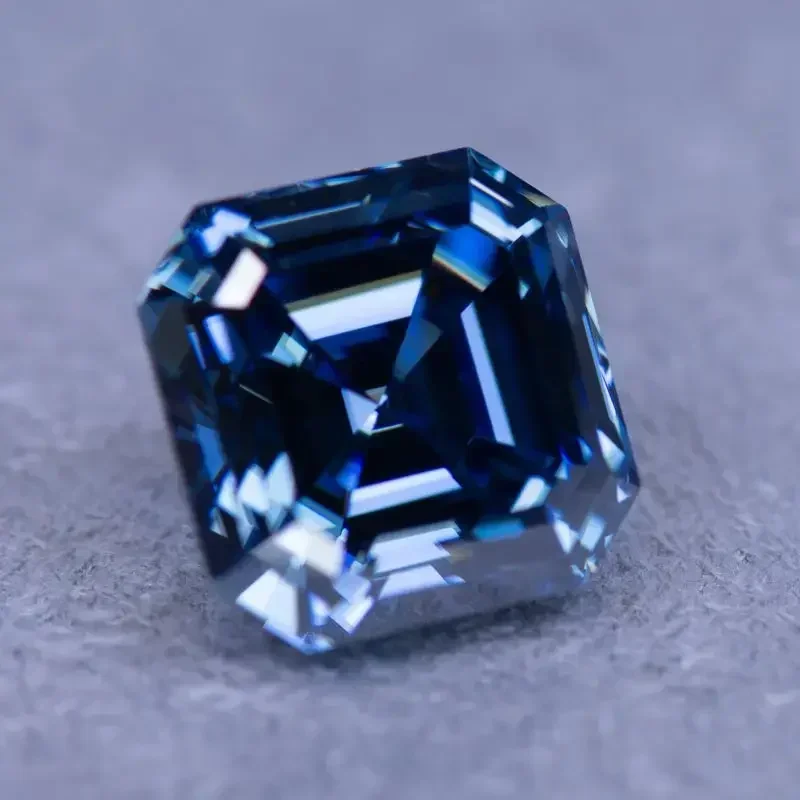 NWE Moissanite Stone Natural Royal Blue Color Asscher Cut DIY Advanced Charms Jewelry Rings Earrings Making with Certificate
NWE Moissanite Stone Natural Royal Blue Color Asscher Cut DIY Advanced Charms Jewelry Rings Earrings Making with Certificate