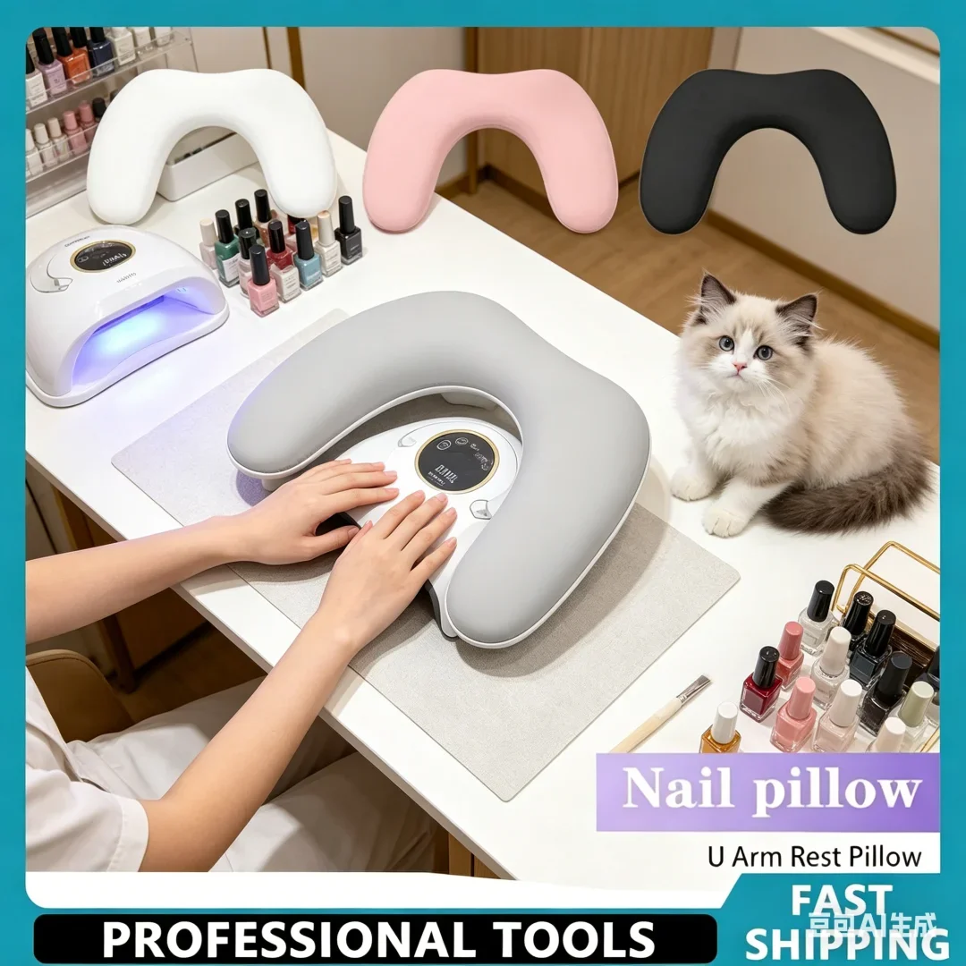 Sumptuous Nail Arm Rest U Shaped Adjustable Height Nail Hand Pillow for Manicure Hand Rest Velvety Microfiber PU Leather
Sumptuous Nail Arm Rest U Shaped Adjustable Height Nail Hand Pillow for Manicure Hand Rest Velvety Microfiber PU Leather