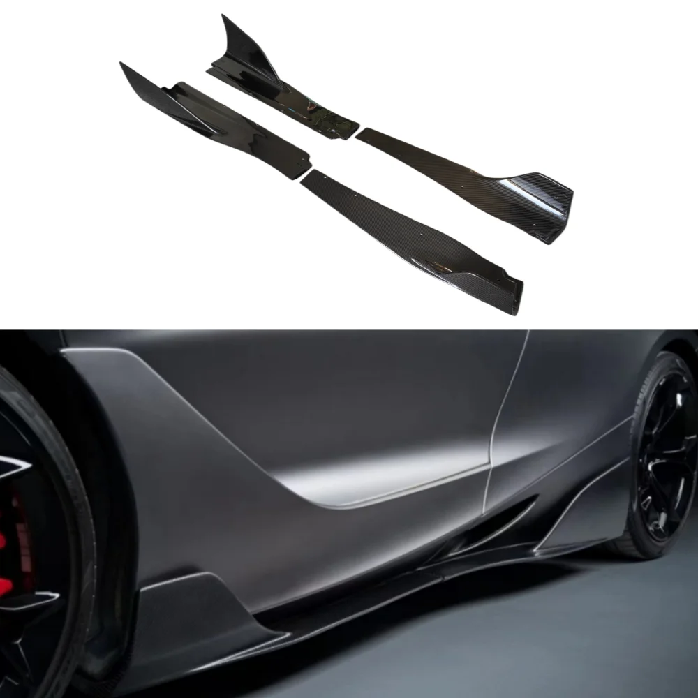 Car Body Kit Upgrade RY Style Dry Carbon Fiber Side Skirts, Skirt Edge Diffusers, Side Diffusers Suitable for McLaren 720S
Car Body Kit Upgrade RY Style Dry Carbon Fiber Side Skirts, Skirt Edge Diffusers, Side Diffusers Suitable for McLaren 720S