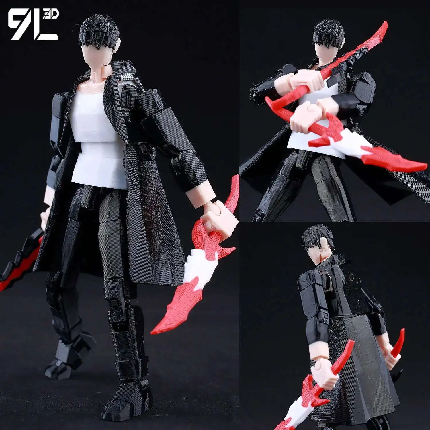 9L3D Printed Jin-Woo Solo Leveling Lucky13 Dummy T13 Movable Shapeshift Action Figures Mannequin Toys for Fans
9L3D Printed Jin-Woo Solo Leveling Lucky13 Dummy T13 Movable Shapeshift Action Figures Mannequin Toys for Fans