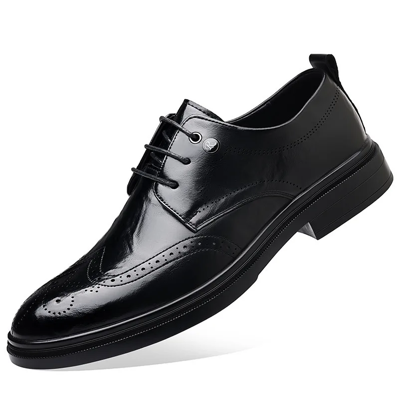 2026 Spring Autumn New Brogue Shoes for Men Solid Color Leather Dress Shoes Male Fashion Business Casual Wedding Shoe Man
2026 Spring Autumn New Brogue Shoes for Men Solid Color Leather Dress Shoes Male Fashion Business Casual Wedding Shoe Man