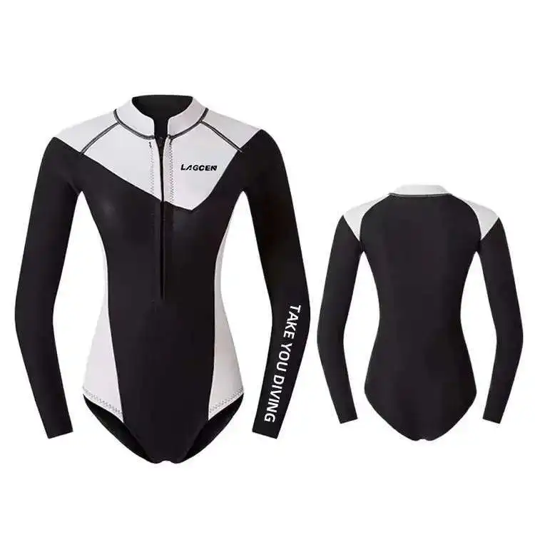 Women 2.5MM Neoprene Bikini wetsuit & Diving Stocking Long Sleeve skin Diving suit sun-proof Surfing Snorkeling Swimwear
Women 2.5MM Neoprene Bikini wetsuit & Diving Stocking Long Sleeve skin Diving suit sun-proof Surfing Snorkeling Swimwear