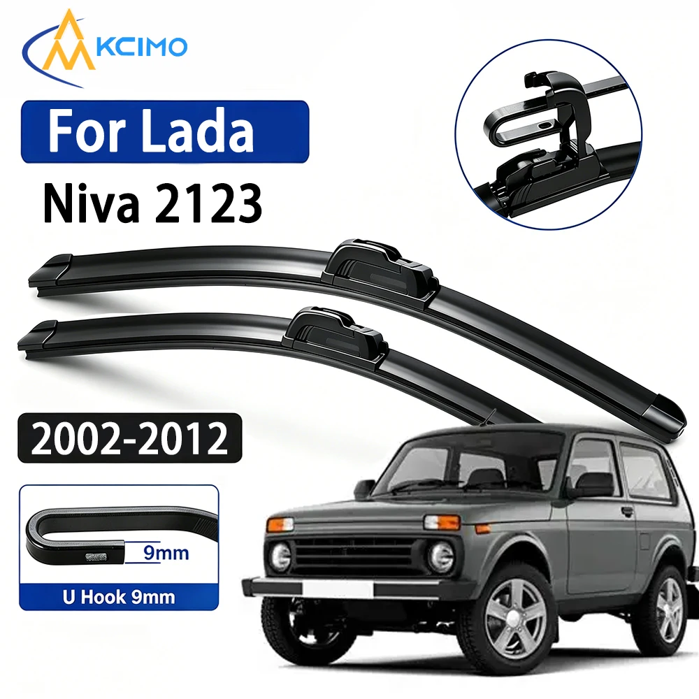 For Lada Niva 2123 2002-2012, 20"+20" Boneless Windshield Wipers, Quiet High Clear Vision Wiper Blades
For Lada Niva 2123 2002-2012, 20"+20" Boneless Windshield Wipers, Quiet High Clear Vision Wiper Blades