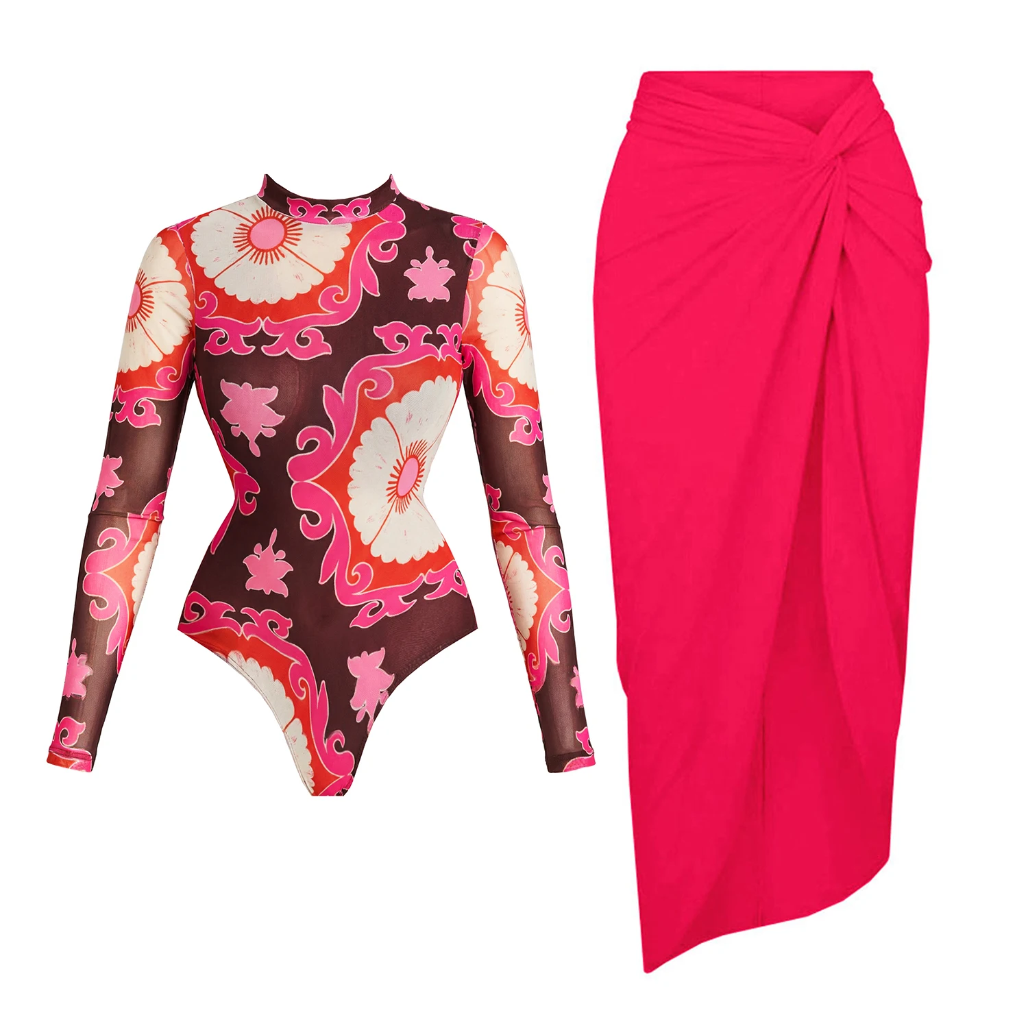 Комплект из 2-х сексуальных купальников 2026: Бандо-бикини для женщин, с эффектом пуш-ап, с принтом, с длинными рукавами, для серфинга и пляжа
Комплект из 2-х сексуальных купальников 2026: Бандо-бикини для женщин, с эффектом пуш-ап, с принтом, с длинными рукавами, для серфинга и пляжа