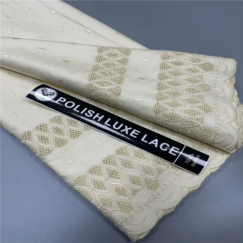 5 Yards Nigerian 100% Cotton Polish Satin Embroidery Fabric High Quality Swiss Voile Lace Material For Men Dubai Style 10L132901
5 Yards Nigerian 100% Cotton Polish Satin Embroidery Fabric High Quality Swiss Voile Lace Material For Men Dubai Style 10L132901