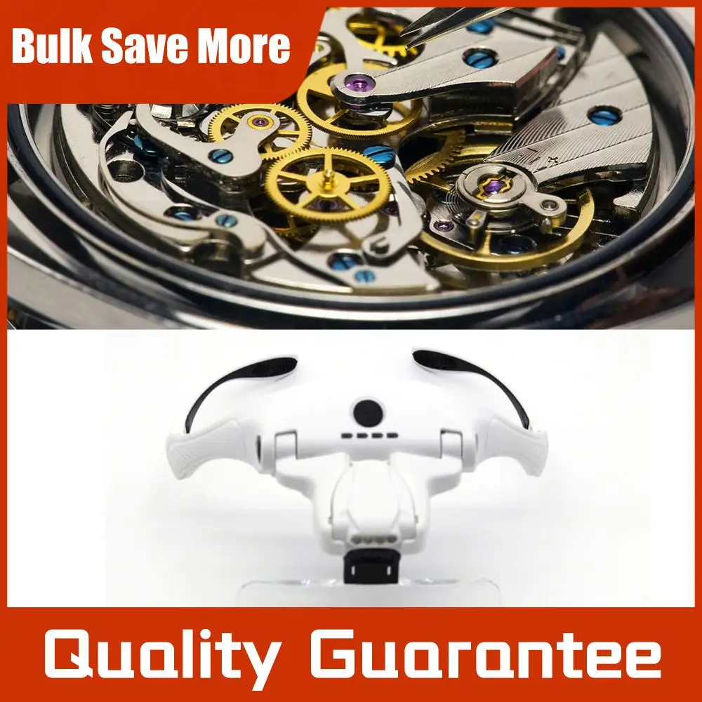 Head Mounted Optical Magnifier Eyeglasses Large Capacity Battery LED Hands Free Magnifying Glass Interchangeable Lenses Portable
Head Mounted Optical Magnifier Eyeglasses Large Capacity Battery LED Hands Free Magnifying Glass Interchangeable Lenses Portable
