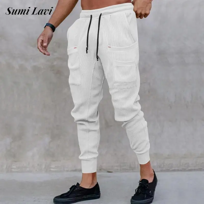 2024 Fall Fashionable Cargo Pants Mens Stretch Slim Casual Pants Men Sports Fitness Patchwork Pockets Ankle-length Pants Male
2024 Fall Fashionable Cargo Pants Mens Stretch Slim Casual Pants Men Sports Fitness Patchwork Pockets Ankle-length Pants Male