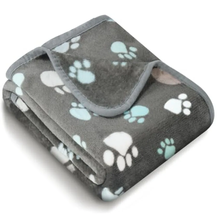 Premium Soft Dog Blanket Washable, 40" x 32" Flannel Gray Dog Blanket for Small and Medium Dogs and Indoor Cats
Premium Soft Dog Blanket Washable, 40" x 32" Flannel Gray Dog Blanket for Small and Medium Dogs and Indoor Cats