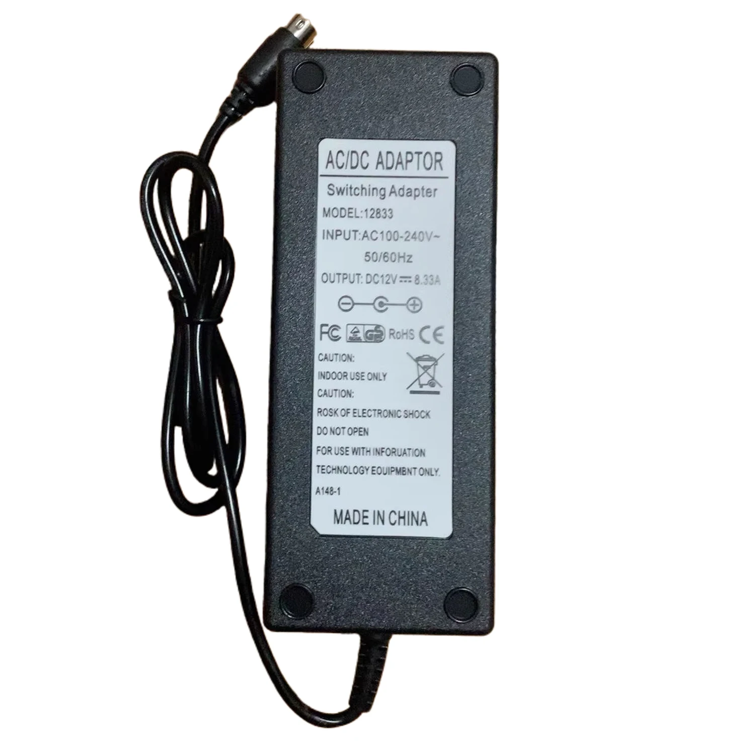 12V 8.33A 100W 4PIN AC Adapter Charger For NAS QNAP TS-419P II NAS SYNOLOGY DS410 PROMISE NS4600 NAS Power Supply EA11001E-120
12V 8.33A 100W 4PIN AC Adapter Charger For NAS QNAP TS-419P II NAS SYNOLOGY DS410 PROMISE NS4600 NAS Power Supply EA11001E-120