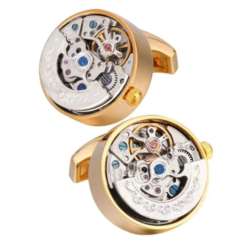 Мужские автоматические механические запонки EYFL-Movement с прецизионной гравировкой в виде шестеренок для французских рубашек
Мужские автоматические механические запонки EYFL-Movement с прецизионной гравировкой в виде шестеренок для французских рубашек