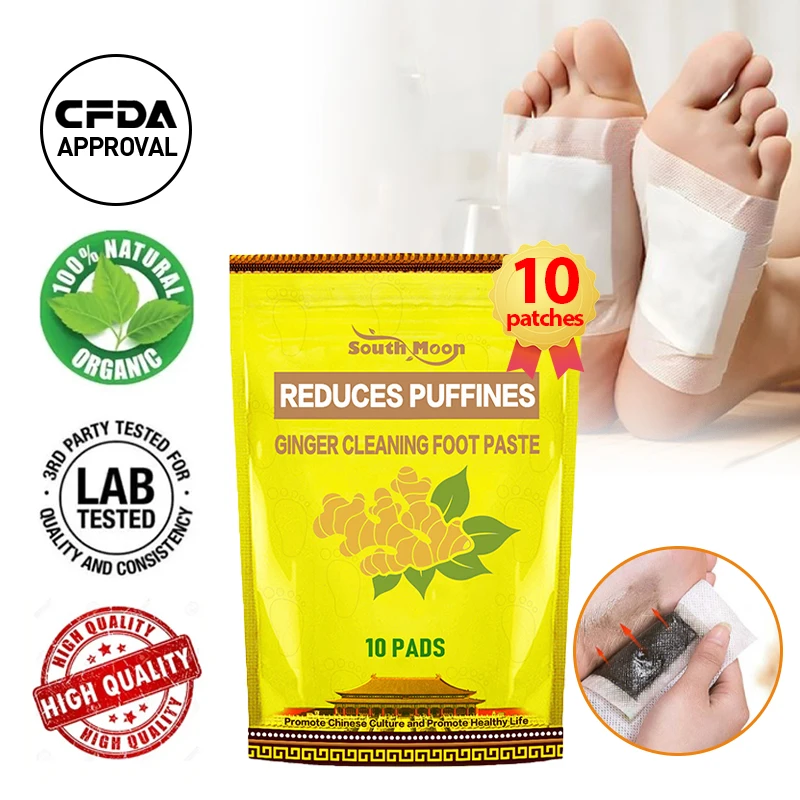 Detox Foot Patch Slimming Stress Relief Sticker Deep Cleaning Soothing Natural Ginger Body Toxin Detoxification Feet Pads
Detox Foot Patch Slimming Stress Relief Sticker Deep Cleaning Soothing Natural Ginger Body Toxin Detoxification Feet Pads
