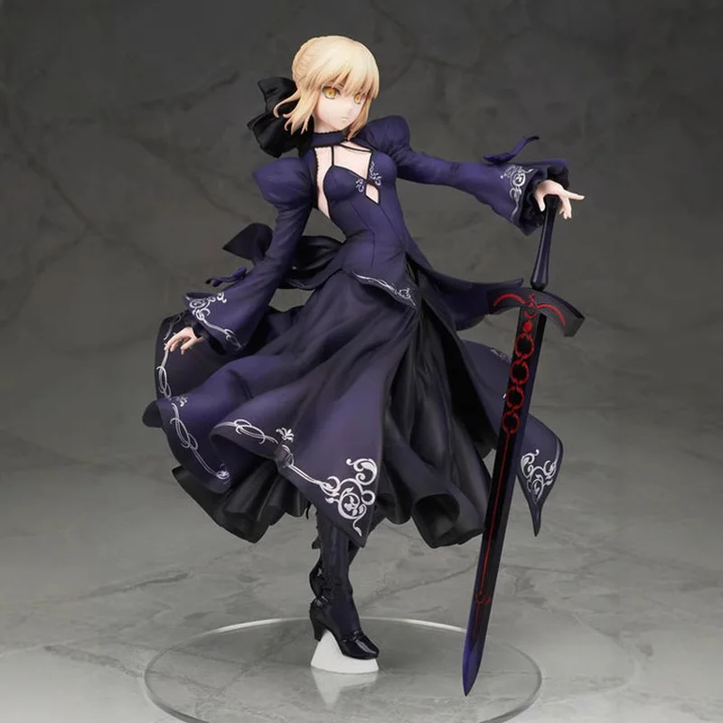 Anime Fate/Stay Night Saber Altria Pendragon Figures Black Dress With Sword PVC Collectible Model Desktop Ornament Model Gifts
Anime Fate/Stay Night Saber Altria Pendragon Figures Black Dress With Sword PVC Collectible Model Desktop Ornament Model Gifts