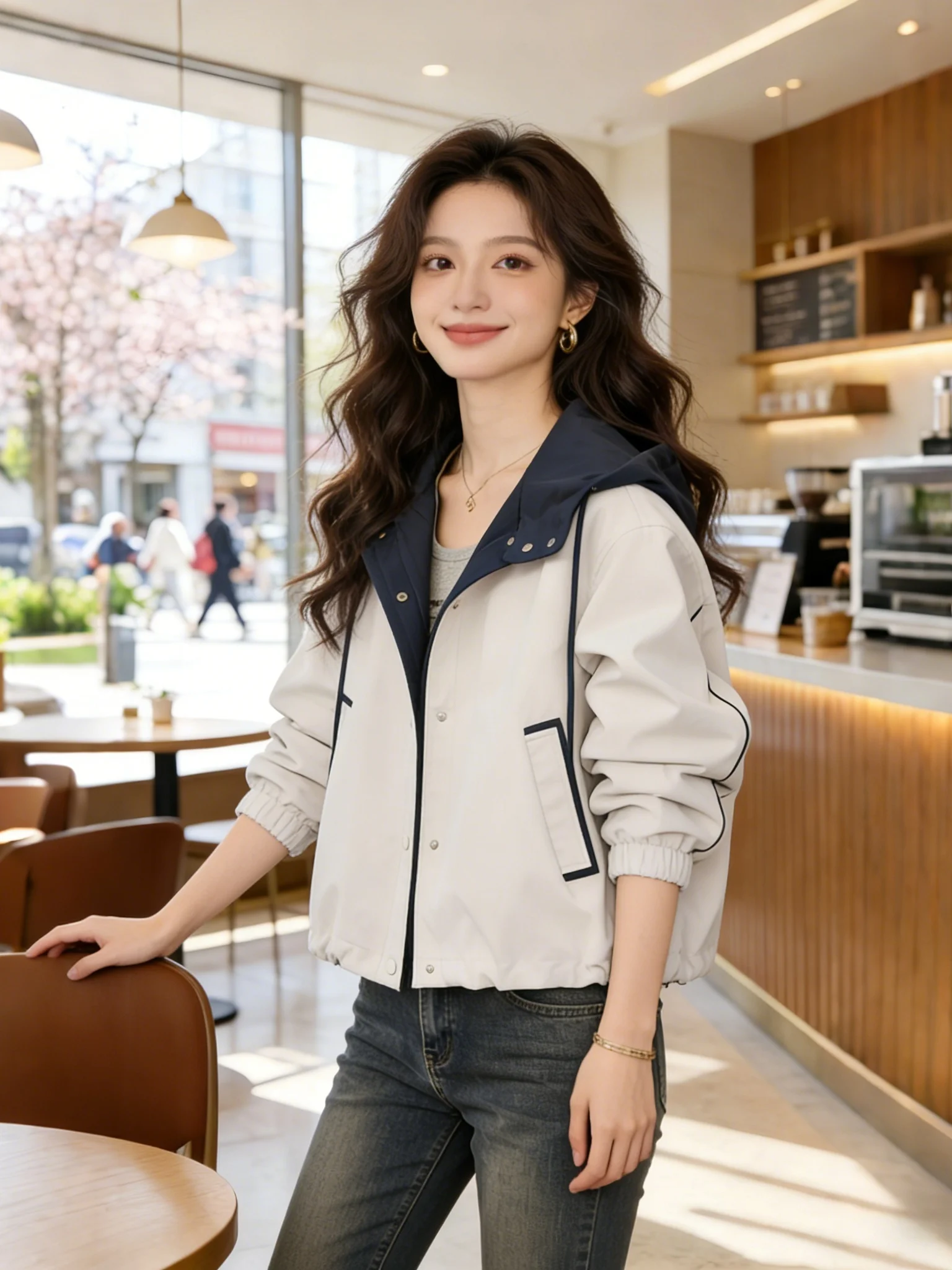 Spring 2026 Women's Hooded Jacket Color Block Simple Design Versatile Unique Outerwear Commute Style Standard Fit Short Coat
Spring 2026 Women's Hooded Jacket Color Block Simple Design Versatile Unique Outerwear Commute Style Standard Fit Short Coat