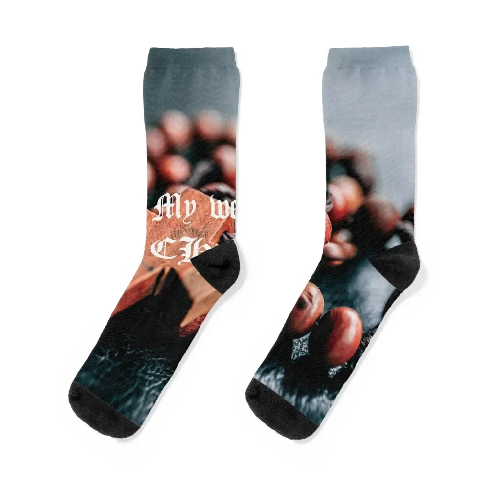 Holy Rosary My Weapon Of Choice This Is How I Fight My Battles Socks floor soccer anti-slip Non-slip Ladies Socks Men's
Holy Rosary My Weapon Of Choice This Is How I Fight My Battles Socks floor soccer anti-slip Non-slip Ladies Socks Men's