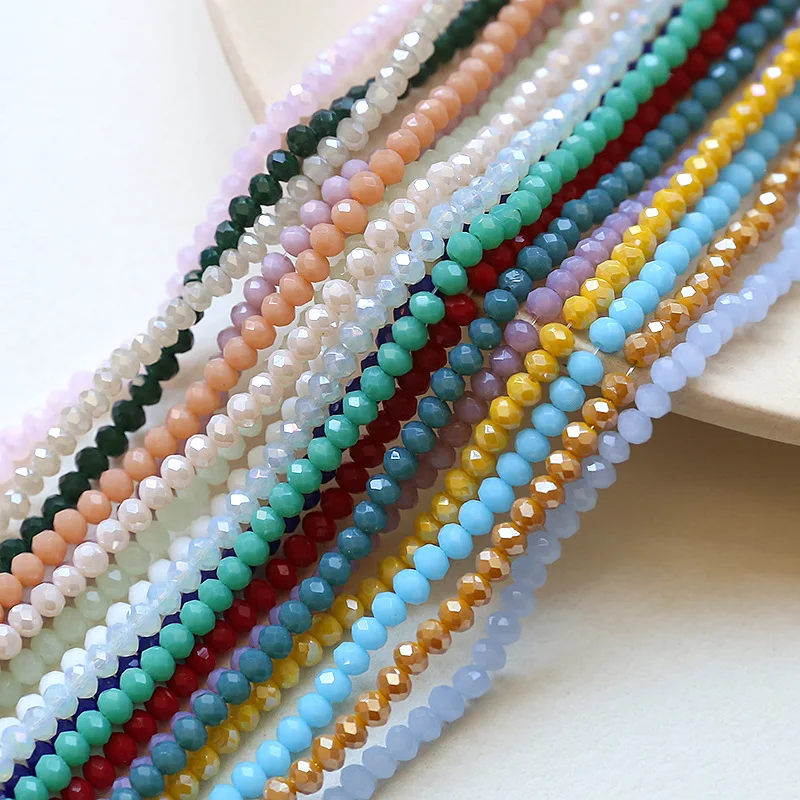 2mm Small Natural Stone Beads Candy Colors Crystal Faceted Beads Flat Space Loose Beads For Jewelry Making DIY Bracelet 15"
2mm Small Natural Stone Beads Candy Colors Crystal Faceted Beads Flat Space Loose Beads For Jewelry Making DIY Bracelet 15"