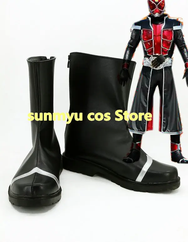 Черные ботинки Kamen Wizard, обувь для косплея, индивидуальный размер
Черные ботинки Kamen Wizard, обувь для косплея, индивидуальный размер