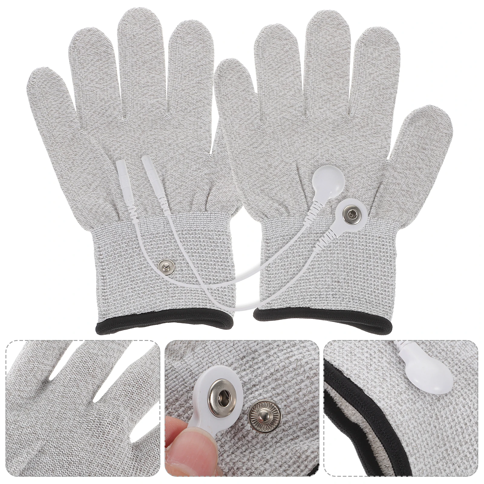 2pcs Electric Gloves Electric Therapy Mitts Durable Premium Material Conductive Breathable Grey Suitable Instruments
2pcs Electric Gloves Electric Therapy Mitts Durable Premium Material Conductive Breathable Grey Suitable Instruments
