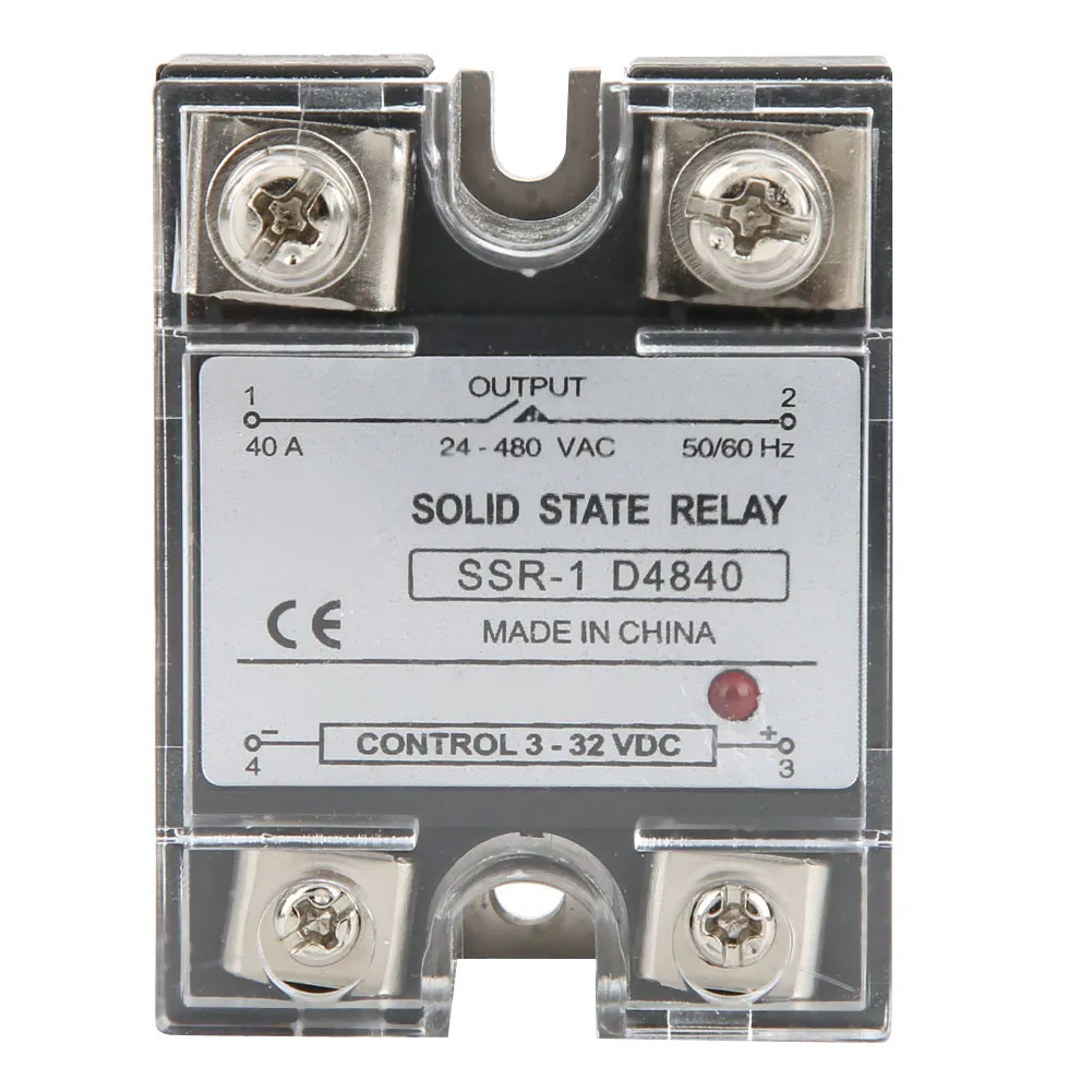 120A Solid Relay DC Controlled AC Solid State Relay SSR Solid State Module AC 40A 3-32VDC Industrial Fields Accessories
120A Solid Relay DC Controlled AC Solid State Relay SSR Solid State Module AC 40A 3-32VDC Industrial Fields Accessories
