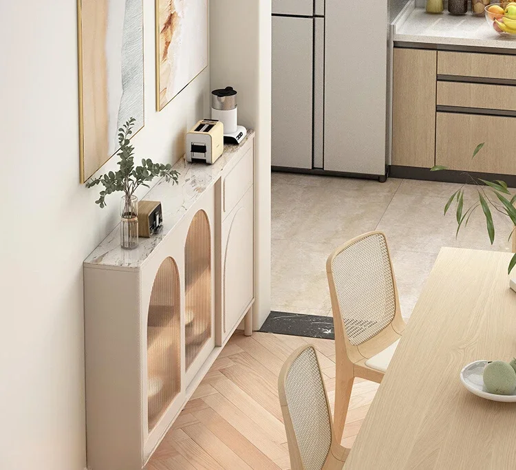 French cream style sideboard, wine cabinet, high stilt against the wall, ultra-thin model, thin cabinet, entrance storage
French cream style sideboard, wine cabinet, high stilt against the wall, ultra-thin model, thin cabinet, entrance storage