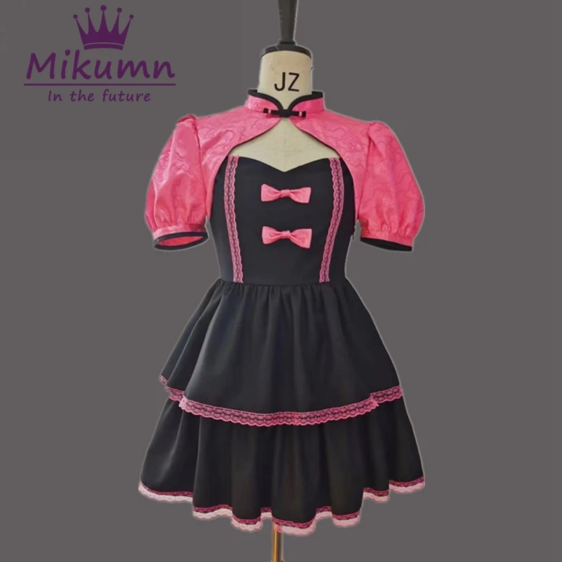 Japanese Harajuku Girls Sweet Bow Kawaii Women Dresses Gothic Lolita Cute Puff Sleeve Cosplay Party Mini Dress Female Vestidos
Japanese Harajuku Girls Sweet Bow Kawaii Women Dresses Gothic Lolita Cute Puff Sleeve Cosplay Party Mini Dress Female Vestidos
