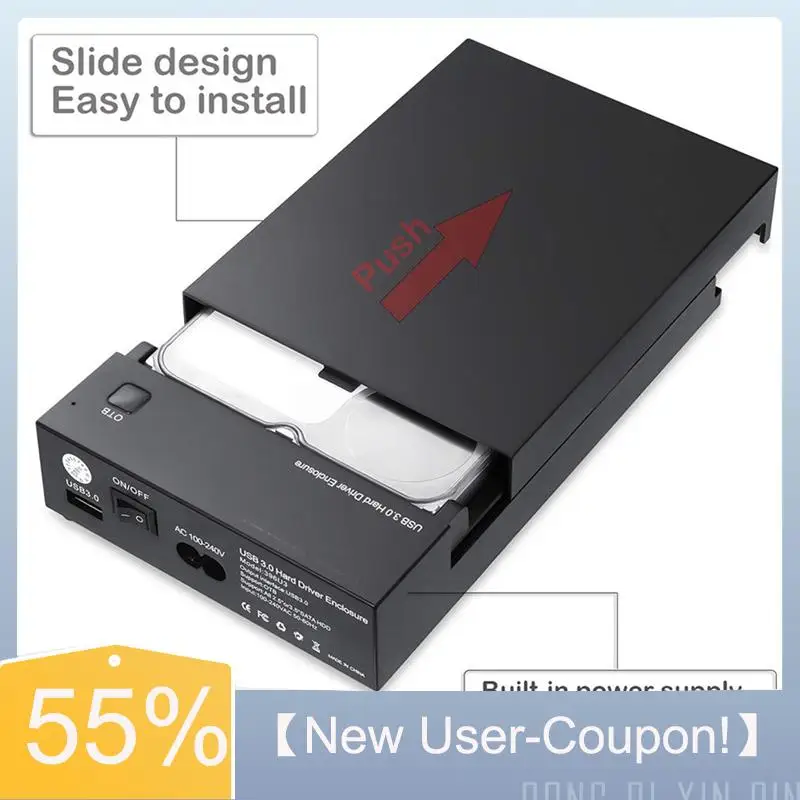A81M New- USB 3.0 3.5In SATA Hard Drive Disk External Enclosure SSD HDD Disk Case Support 16TB Drives OTB One Touch Backup-US Pl
A81M New- USB 3.0 3.5In SATA Hard Drive Disk External Enclosure SSD HDD Disk Case Support 16TB Drives OTB One Touch Backup-US Pl