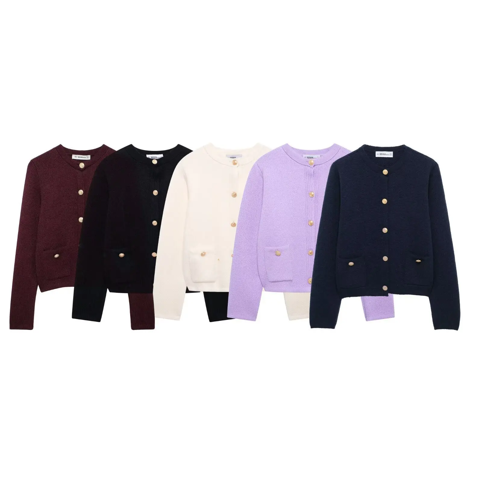 High Quality Women's Winter Sweater Button-decorated Pocket Knitwear Sweater Cardigan For Women Korean Popular Clothes
High Quality Women's Winter Sweater Button-decorated Pocket Knitwear Sweater Cardigan For Women Korean Popular Clothes