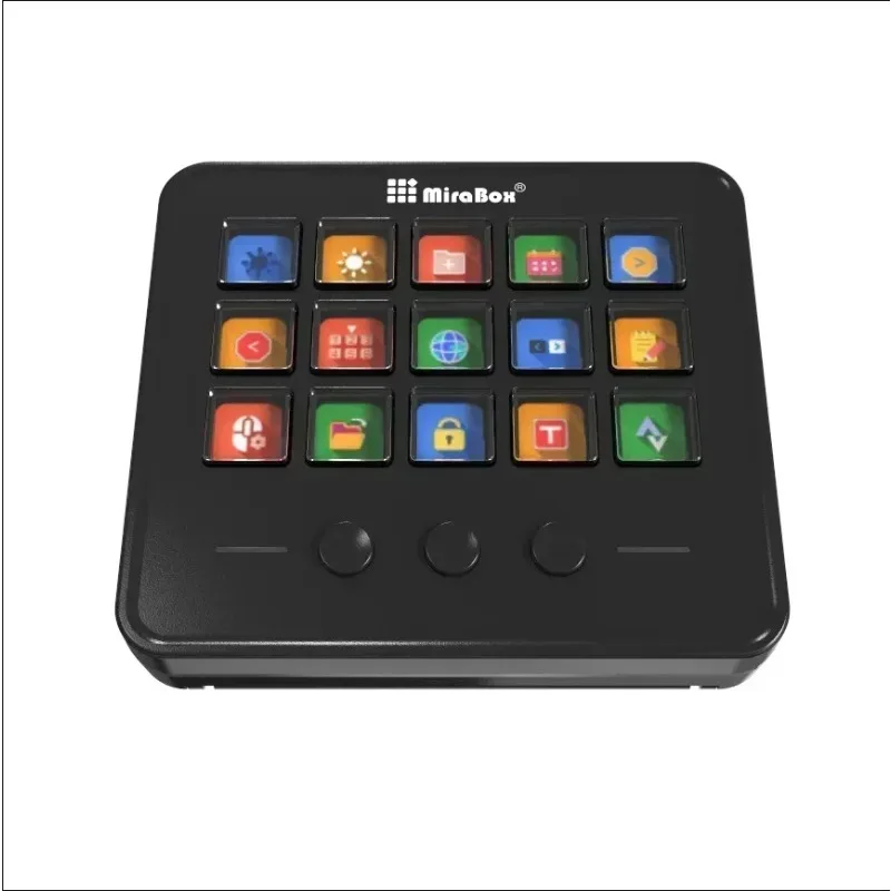 Mirabox M18 Stream Deck Клавиатура 18 клавиш Визуальный макрос DIY Кнопка Регулируемая консоль Настольный компьютер Настроить ПК Аксессуары для геймеров
Mirabox M18 Stream Deck Клавиатура 18 клавиш Визуальный макрос DIY Кнопка Регулируемая консоль Настольный компьютер Настроить ПК Аксессуары для геймеров