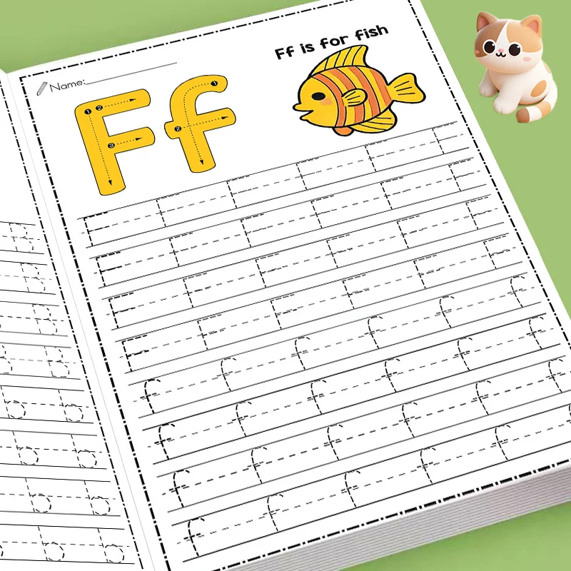 Toddler A-Z Alphabet Handwriting Tracing Workbook, Step-by-Step Letter Formation Practice Pages with Cute Animal Pictures
Toddler A-Z Alphabet Handwriting Tracing Workbook, Step-by-Step Letter Formation Practice Pages with Cute Animal Pictures