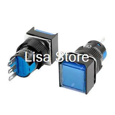 Мгновенный 3-контактный синий кнопочный переключатель для монтажа на панели, 250 В переменного тока, 5 А
Мгновенный 3-контактный синий кнопочный переключатель для монтажа на панели, 250 В переменного тока, 5 А