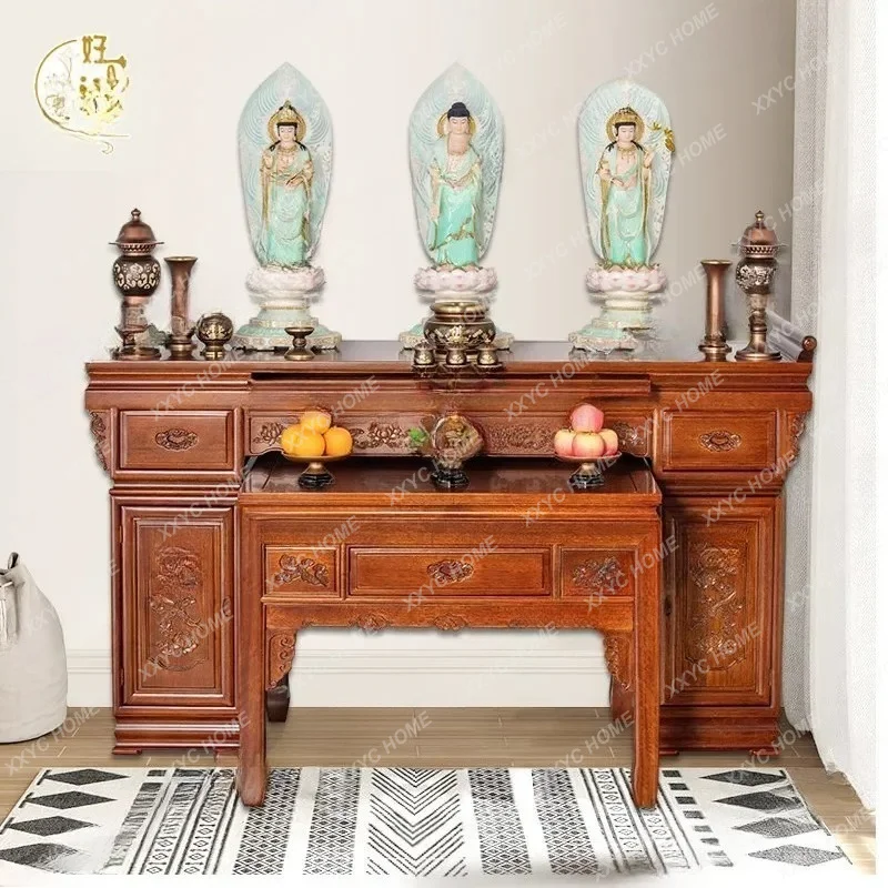 offering table Household incense offering Shentai worship incense table Living room God of Wealth table
offering table Household incense offering Shentai worship incense table Living room God of Wealth table