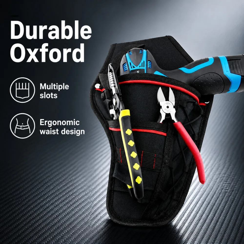300*190mm Waterproof Oxford Canvas Electrician Waist Tool Belt Pouch Screwdriver Hand Tool Storage Holder
300*190mm Waterproof Oxford Canvas Electrician Waist Tool Belt Pouch Screwdriver Hand Tool Storage Holder