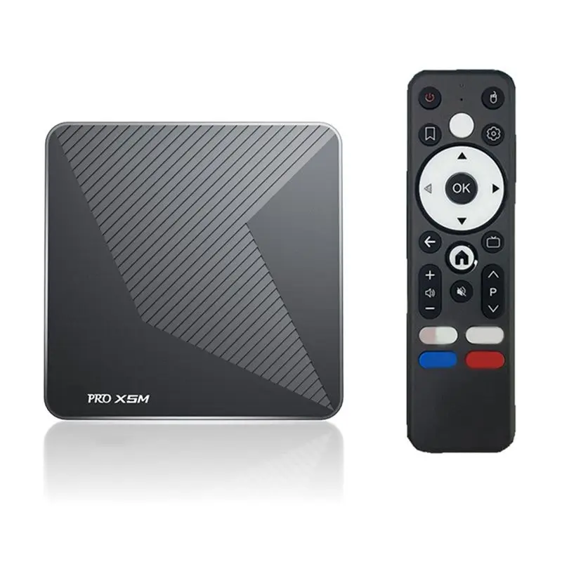 Best-Andriod 14 TV Box Voice Control 4K 60Fps Amlogic S905X5M CPU HDR 8K 2.4G 5G Wifi6 BT5.0 1000M Lan Support 3D EU Plug
Best-Andriod 14 TV Box Voice Control 4K 60Fps Amlogic S905X5M CPU HDR 8K 2.4G 5G Wifi6 BT5.0 1000M Lan Support 3D EU Plug