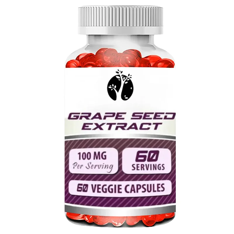 Grape Seed Extract Supplement | 100mg-60 Vegetarian Capsules Per Serving
Grape Seed Extract Supplement | 100mg-60 Vegetarian Capsules Per Serving