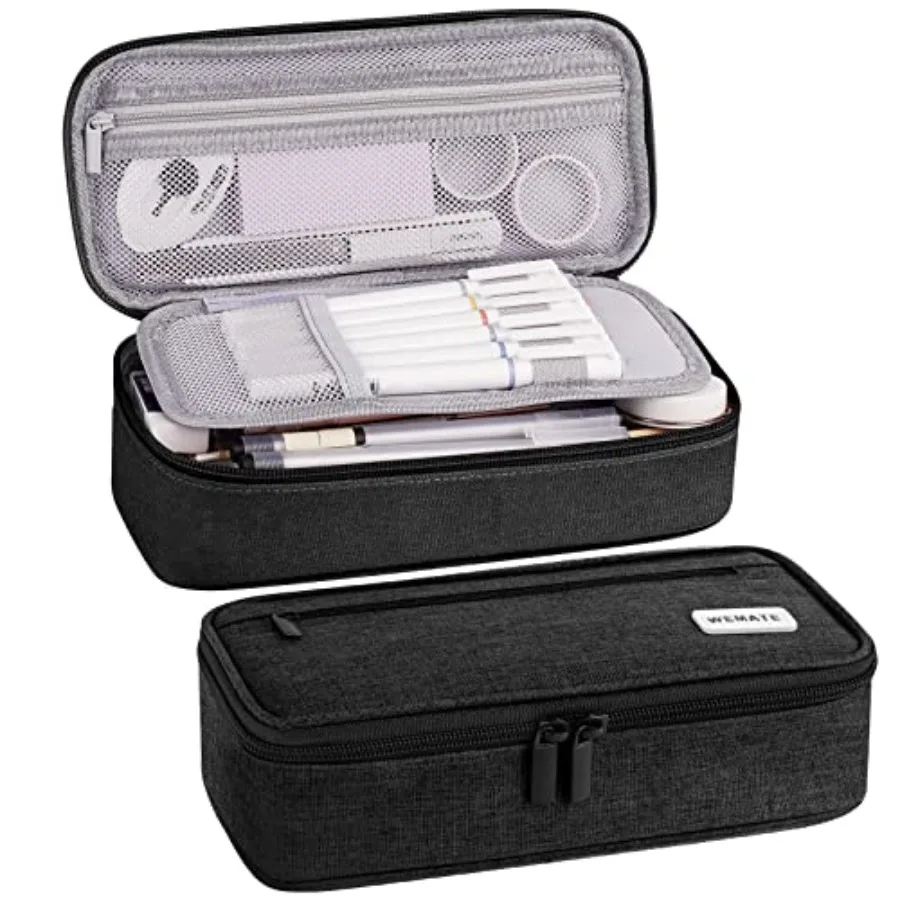 WEMATE Pencil Case, Large Storage Organizer for Stationery, Back - to - School Essential, Teacher Must - have, Big Pencil Pouch
WEMATE Pencil Case, Large Storage Organizer for Stationery, Back - to - School Essential, Teacher Must - have, Big Pencil Pouch