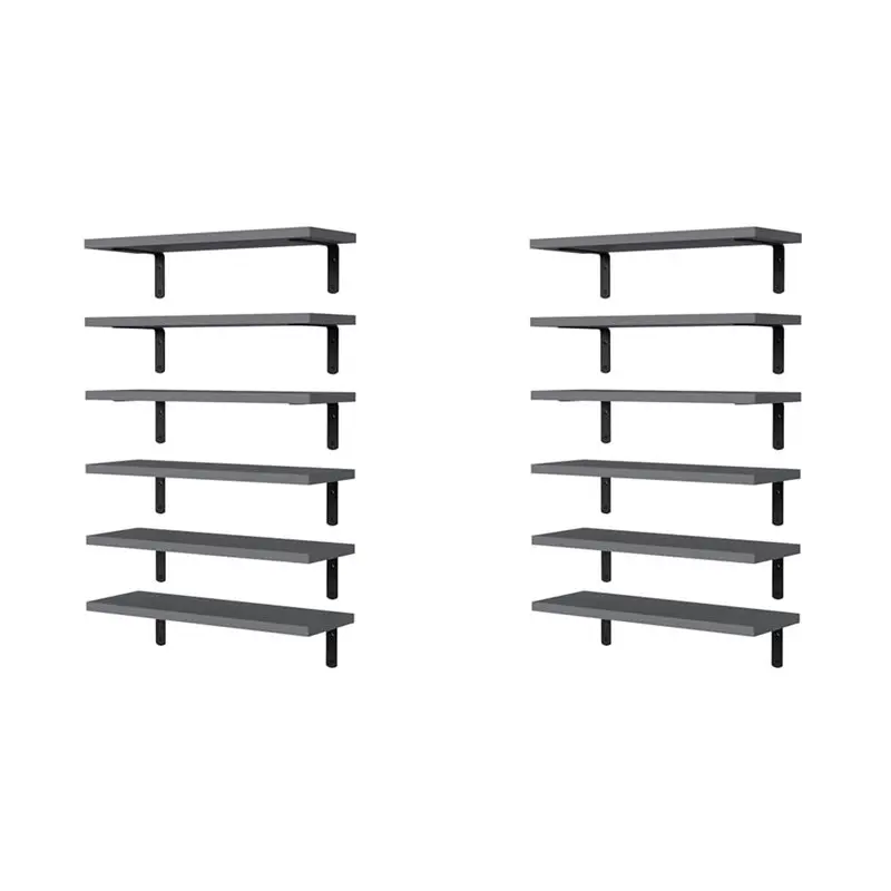 B-Est 2X Плавающие Полки, Деревянные Плавающие Полки Для Настенного Декора, Настенная Плавающая Полка Для Ванной Для Хранения Серый
B-Est 2X Плавающие Полки, Деревянные Плавающие Полки Для Настенного Декора, Настенная Плавающая Полка Для Ванной Для Хранения Серый