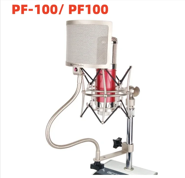 Gottomix PF-100/ PF100 Advanced Metal Microphone Pop Filter Blowout Cover/Slobber Cover For Broadcasting And Recording
Gottomix PF-100/ PF100 Advanced Metal Microphone Pop Filter Blowout Cover/Slobber Cover For Broadcasting And Recording