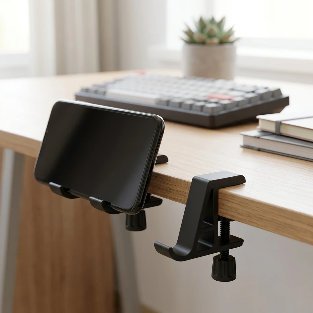 Dual-Pack Device Stand with Adjustable Knob, Multi-Thickness Compatible Bracket for Desktop Use
Dual-Pack Device Stand with Adjustable Knob, Multi-Thickness Compatible Bracket for Desktop Use