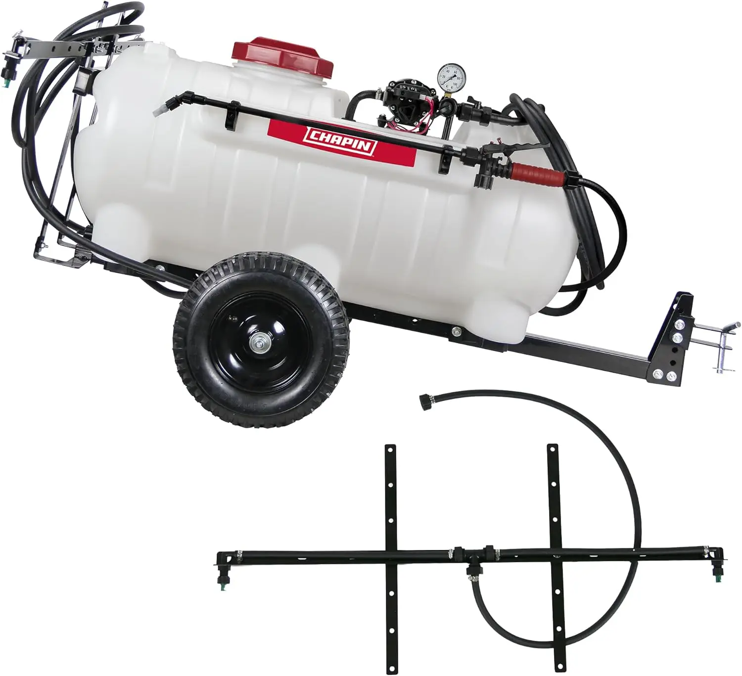 Chapin 97714 Made in The USA 25 Gallon Tow Behind 2 5GPM 12V EZ Mount Deluxe Multi Purpose ATV UTV Tank Sprayer for Lawn
Chapin 97714 Made in The USA 25 Gallon Tow Behind 2 5GPM 12V EZ Mount Deluxe Multi Purpose ATV UTV Tank Sprayer for Lawn