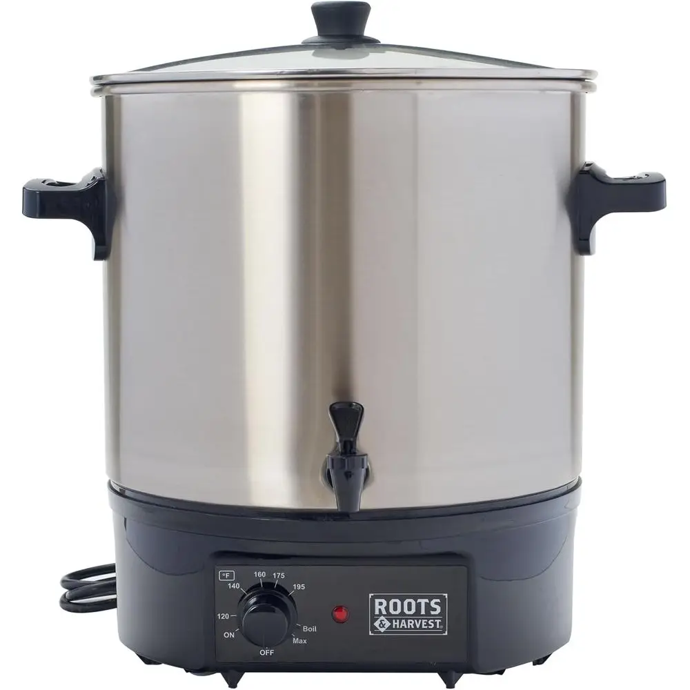 Stainless Steel 27L Electric Bath Canner with Glass Lid for Home Canning
Stainless Steel 27L Electric Bath Canner with Glass Lid for Home Canning