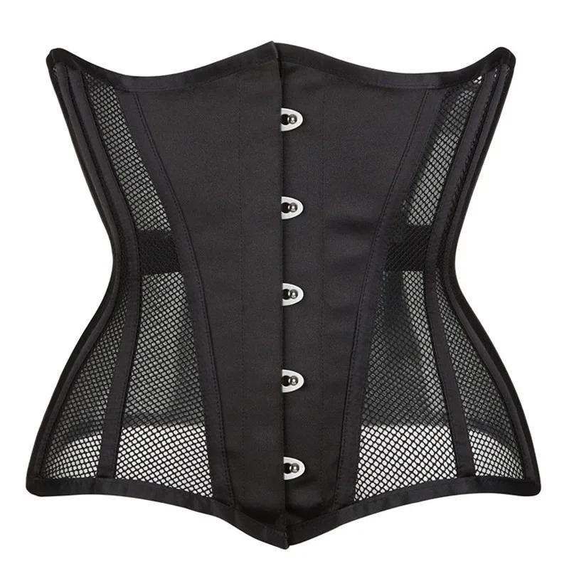Women Gothic Sexy Breathable Mesh Underbust Corset Bustier Waist Cincher Slimming Body Shaper Corselete Lingerie Plus Size
Women Gothic Sexy Breathable Mesh Underbust Corset Bustier Waist Cincher Slimming Body Shaper Corselete Lingerie Plus Size