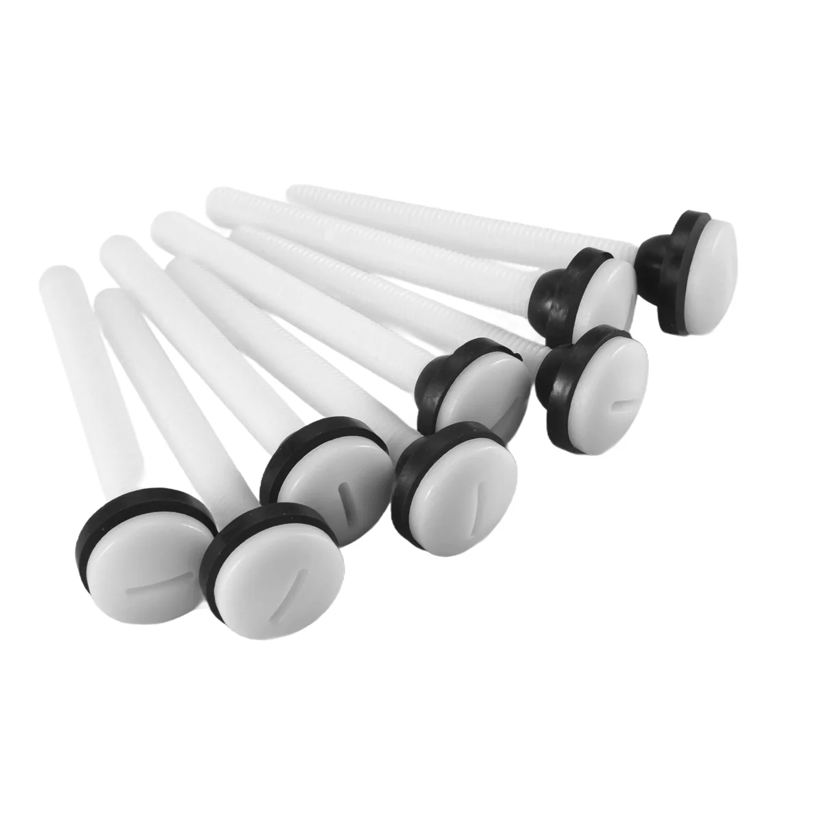 8 Pack Toilet Tank Plastic Bolts M10 Tank to Bowl Bathroom Toilet Repair Kits Fitting Screws and Seal Set Pan Head Bolts HY
8 Pack Toilet Tank Plastic Bolts M10 Tank to Bowl Bathroom Toilet Repair Kits Fitting Screws and Seal Set Pan Head Bolts HY