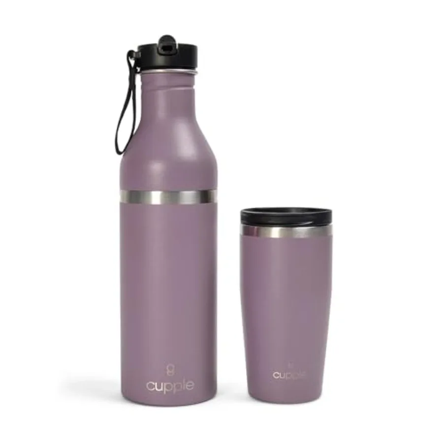 Tumbler, Stainless Steel 2-in-1 Travel Coffee Mug and Water Bottle, Leak Proof Insulated Cup for Hot and Cold Drinks, BPA Free,
Tumbler, Stainless Steel 2-in-1 Travel Coffee Mug and Water Bottle, Leak Proof Insulated Cup for Hot and Cold Drinks, BPA Free,