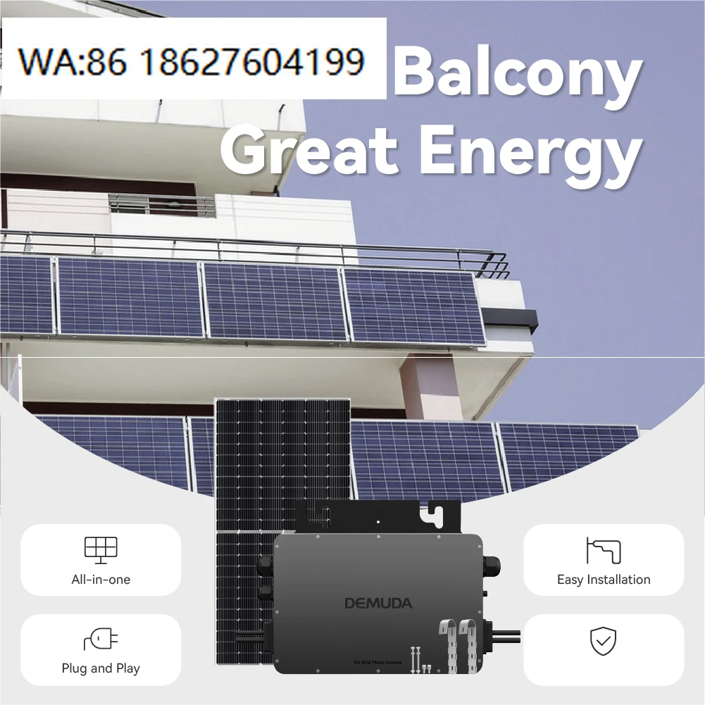 Smart PV Balcony Solar System 600W 800W, Germany Standard Micro Inverter, High Safety
Smart PV Balcony Solar System 600W 800W, Germany Standard Micro Inverter, High Safety