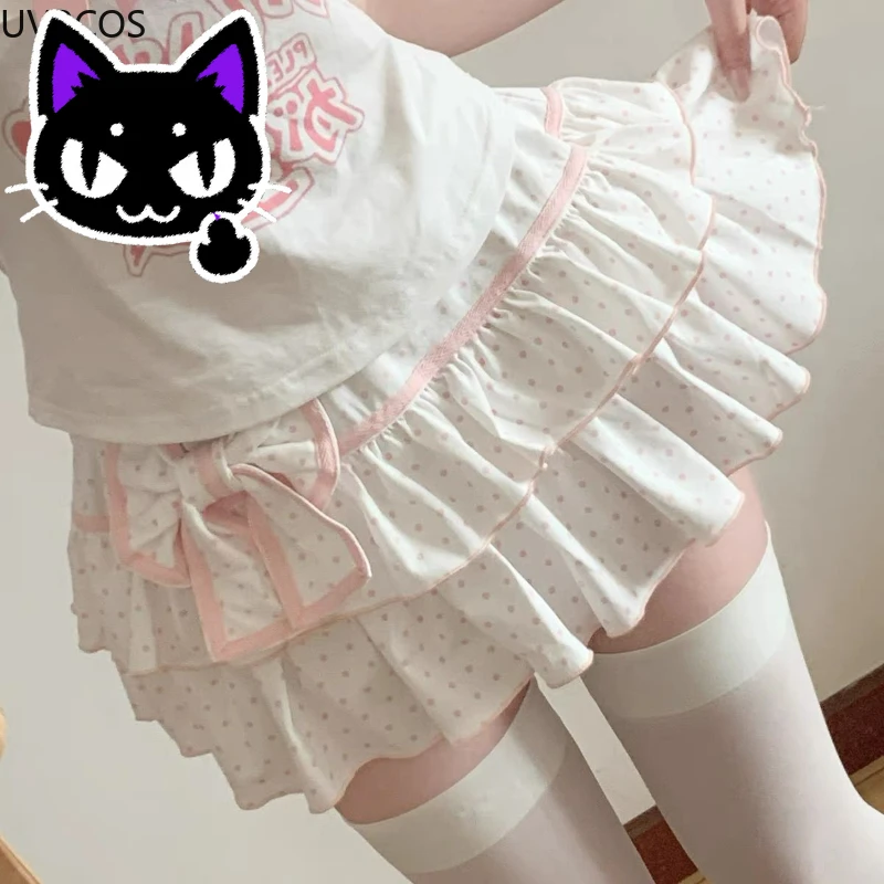 2025 misa hot sale Kawaii Lolita Style Cake Mini Skirts Japanese Women Sweet Polka Dot Print Bow Pleated Skirts A-Line Y2k Short
2025 misa hot sale Kawaii Lolita Style Cake Mini Skirts Japanese Women Sweet Polka Dot Print Bow Pleated Skirts A-Line Y2k Short